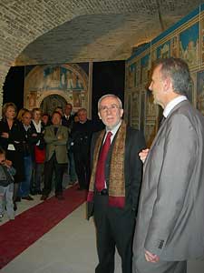 Esposizione della mostra 'L'Avvenimento secondo Giotto'
