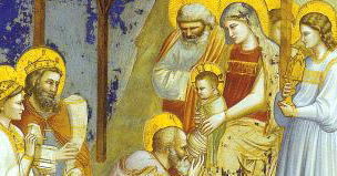 Adorazione dei Magi particolare