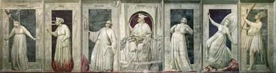 Vizi capitali nella Cappella degli Scrovegni