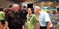 Padre Aldo e Roberto Filippetti 
al Meeting di Rimini 2011